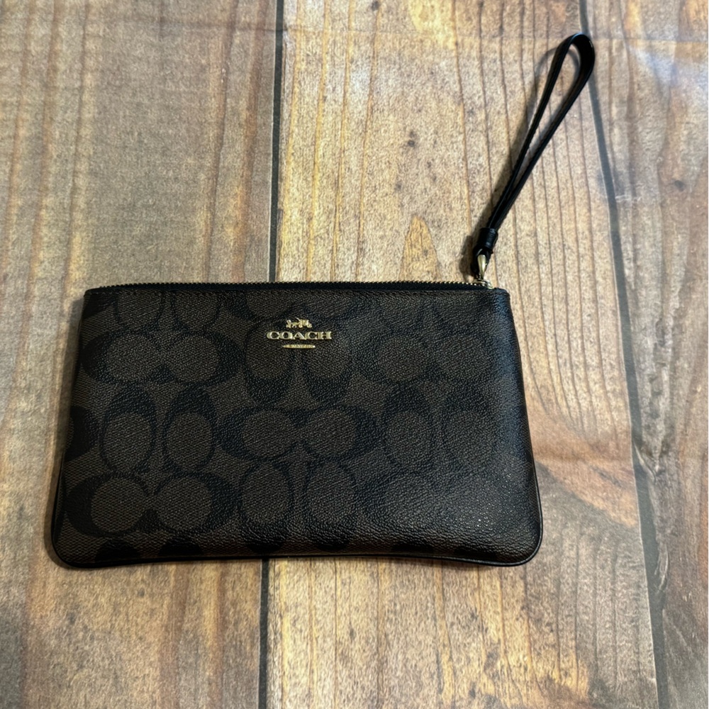 Coach large size wristlet